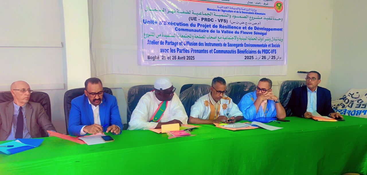 Atelier à Boghé : Renforcement des capacités sur les sauvegardes environnementales et sociales du PRDC-VFS