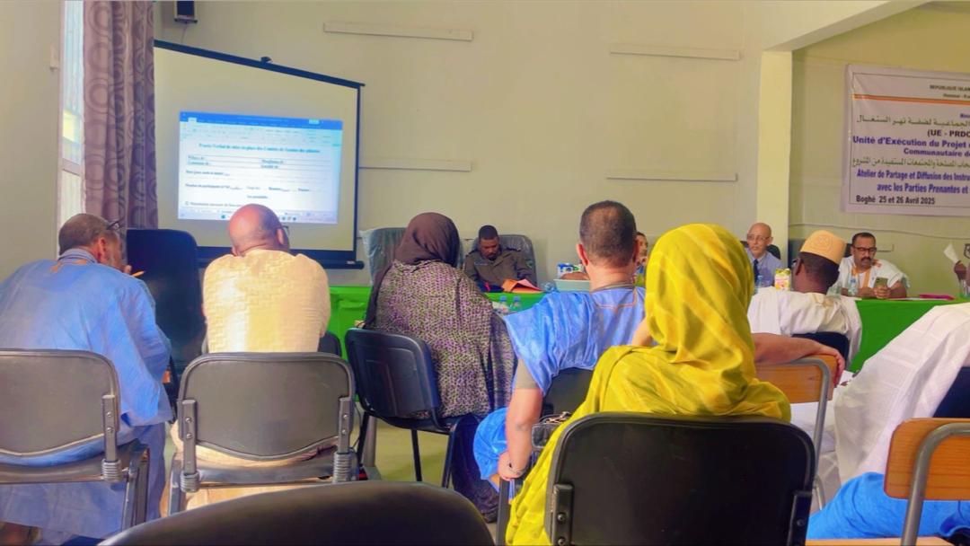 Atelier à Boghé : Renforcement des capacités sur les sauvegardes environnementales et sociales du PRDC-VFS